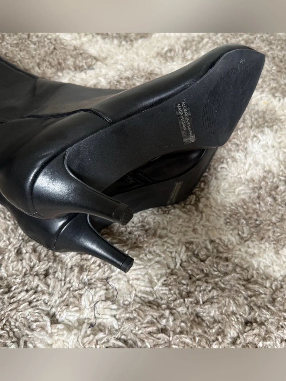 DV Dolce Vita Alabama Women’s 9 Black Pointed Toe Knee High Boots NWT